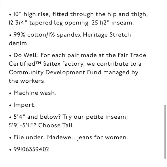 Madewell Jeans - Picture 10 of 10